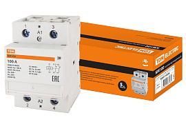 Контактор модульный КМ100/2-100 2НЗ TDM от поставщика КабельСпецСтрой