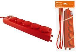 Удлинитель силовой Уз16-05В (с крышками IP44, выключатель, 5 мест/10м КГ 3х1,5)SQ1302-0023 TDM от поставщика КабельСпецСтрой