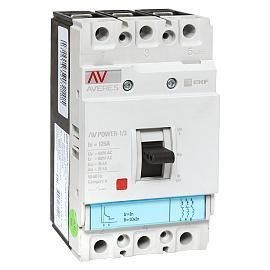 Выключатель автоматический 125А 3П трехполюсный AV POWER-1/3 35kA TR AVERES mccb-13-125-TR EKF от поставщика КабельСпецСтрой Выключатель автоматический 125А 3П трехполюсный AV POWER-1/3 35kA TR AVERES mccb-13-125-TR EKF от поставщика КабельСпецСтрой