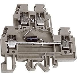 DKC ZDSD060GR DAS.4/D60GR, 2х уровневый проходной зажим серый 4 кв.мм с диодом между уровнями 60В от поставщика КабельСпецСтрой DKC ZDSD060GR DAS.4/D60GR, 2х уровневый проходной зажим серый 4 кв.мм с диодом между уровнями 60В от поставщика КабельСпецСтрой