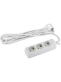 Удлинитель с заземлением U-3e-1,5m-3x1,5 ЭРА 3 гнезда 1,5 метра ПВС, 3х1,5мм2, 16А Б0044031 ЭРА от поставщика КабельСпецСтрой