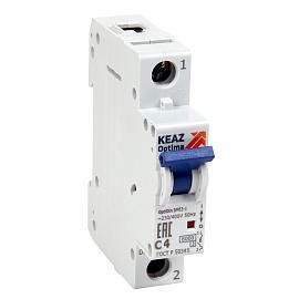 Выключатель автоматический 6А 1П однополюсный характеристика C 6кА BM63-1C6-ОМ4-РЕГ OptiDin 255515 КЭАЗ от поставщика КабельСпецСтрой