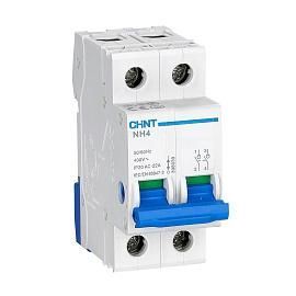 Выключатель нагрузки NH4 2P двухполюсный 63A 398041 CHINT от поставщика КабельСпецСтрой