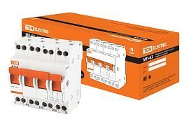 Модульный переключатель трехпозиционный МП-63 4P 63А SQ0224-0036 TDM от поставщика КабельСпецСтрой