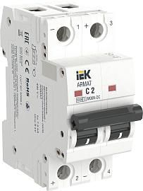ARMAT Автоматический выключатель M06N-DC 2P C 2А IEK от поставщика КабельСпецСтрой ARMAT Автоматический выключатель M06N-DC 2P C 2А IEK от поставщика КабельСпецСтрой
